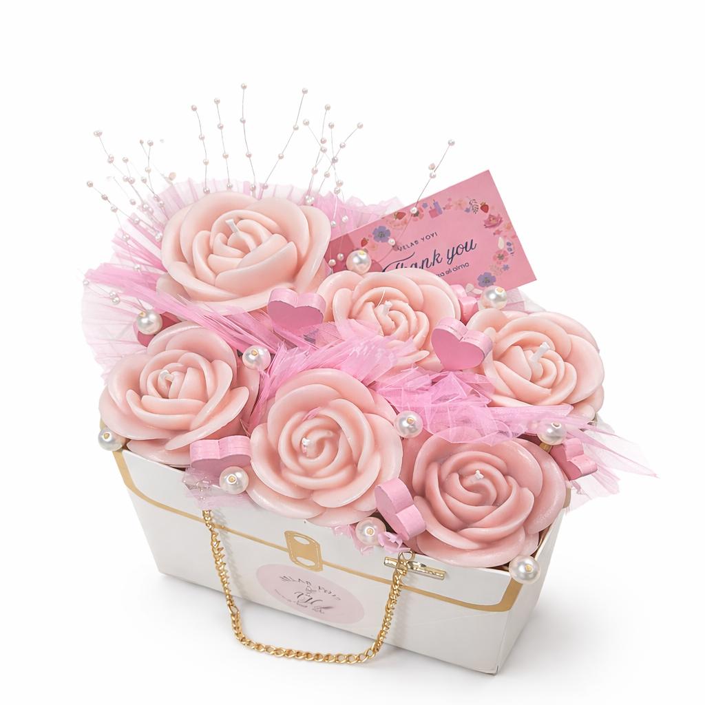 Floral Decorative  Candle