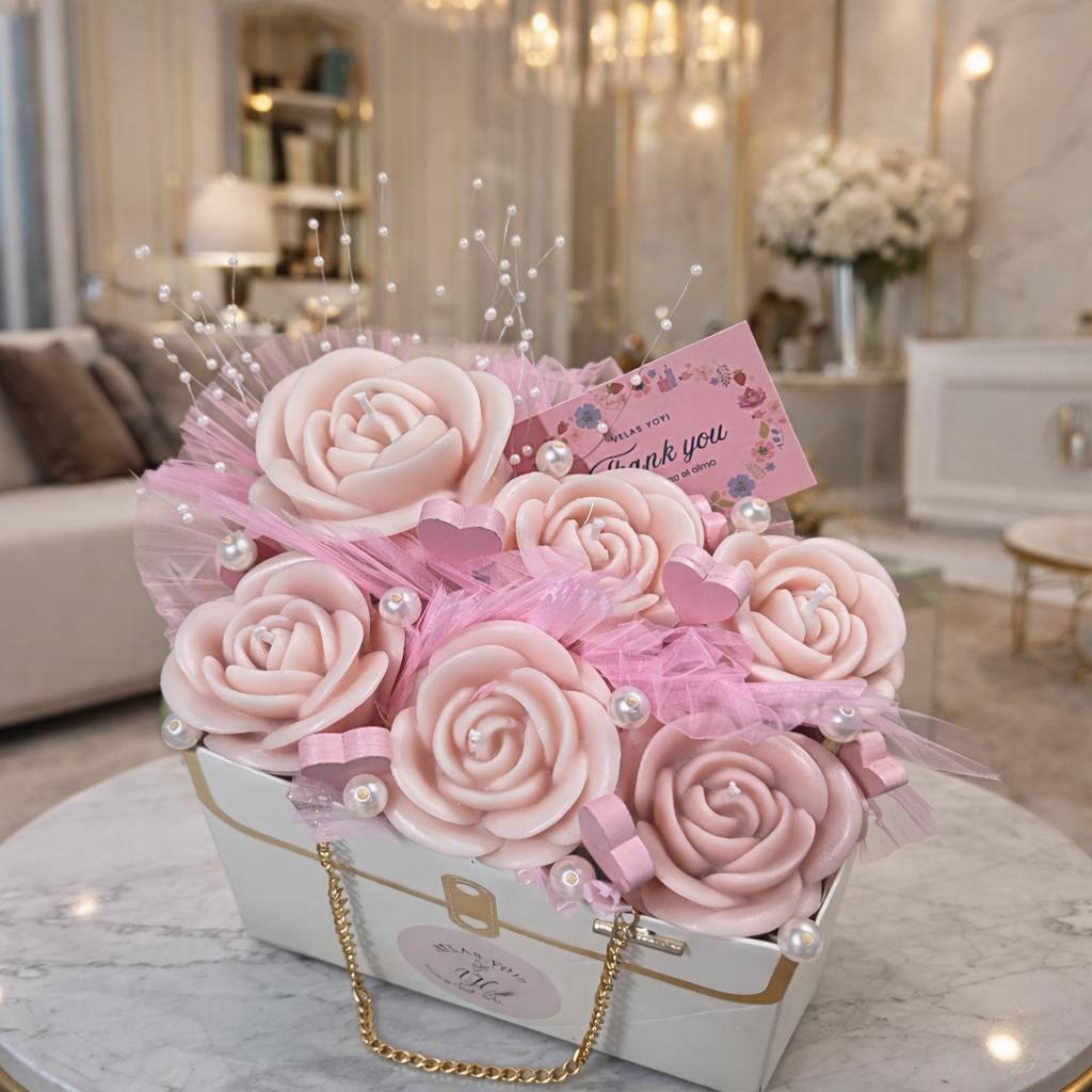 Floral Decorative  Candle